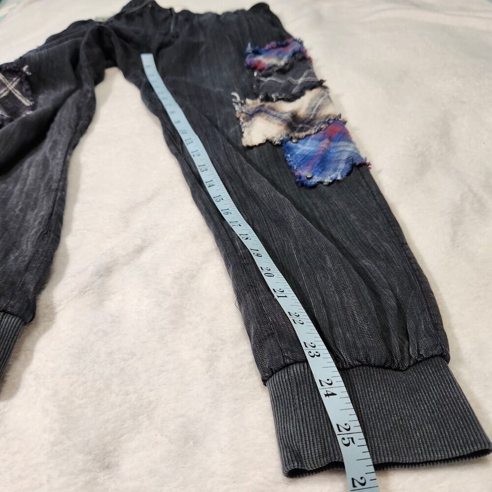 Vintage Havana Elastic Waist Joggers Pants Size Medium Black - Picture 8 of 13